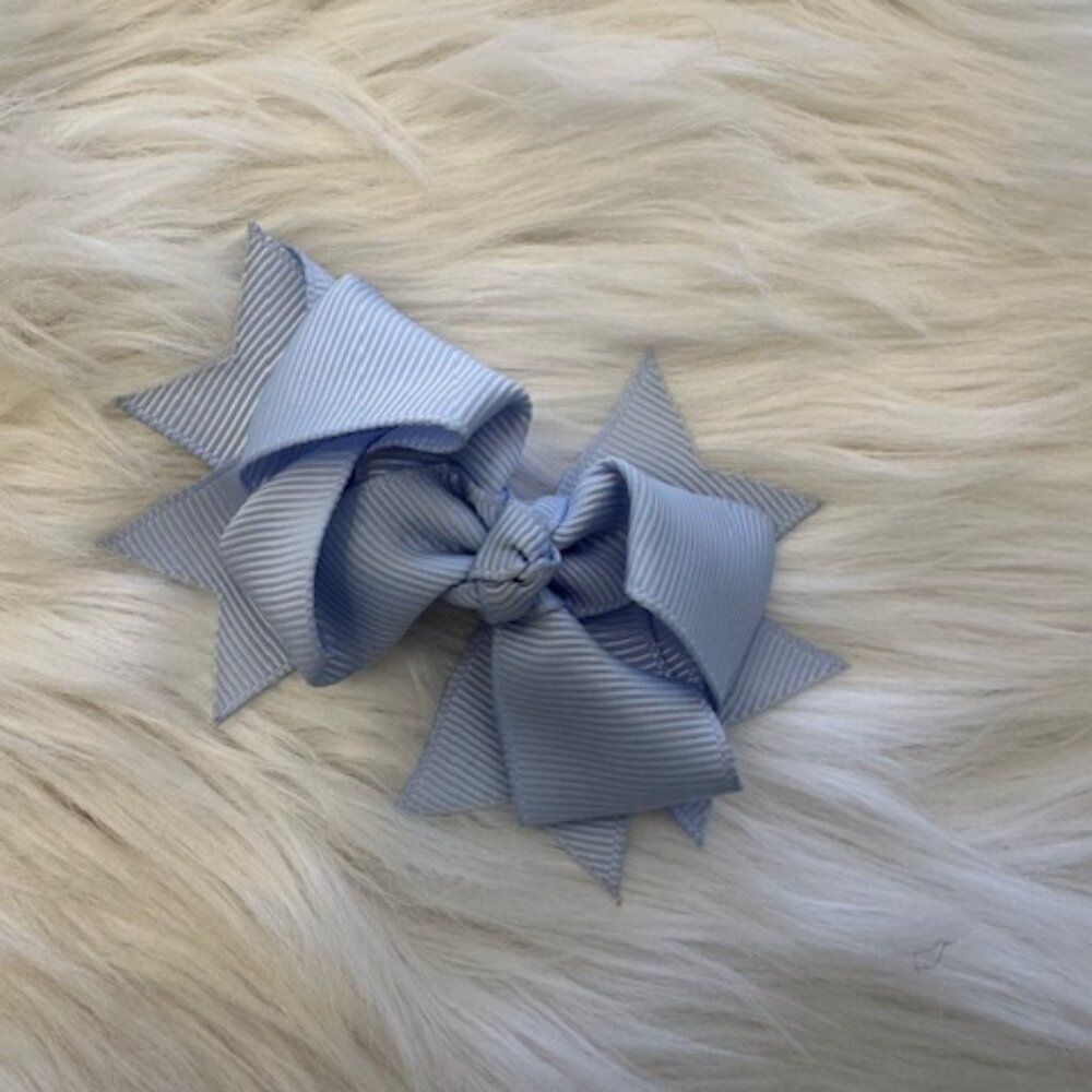Lilac  3" Deluxe Bow 4B2308  Handmade NWT Boutique